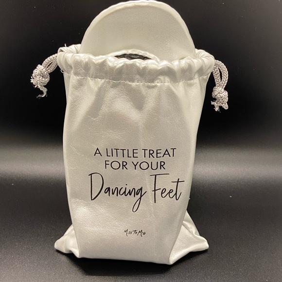 Silver Ballet Style Compact Slippers - Picture 2 of 3